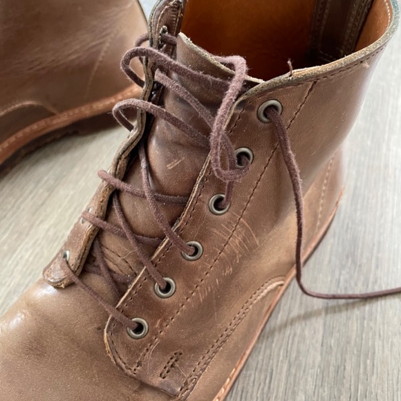 Rancourt and Co mens brown boots . Made in Maine main image 6